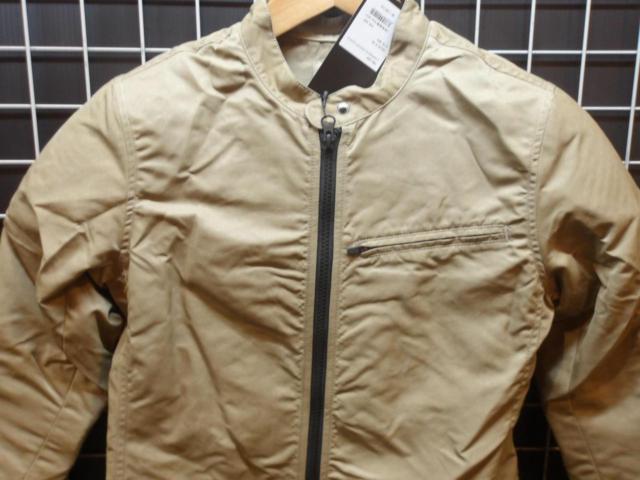 HERUNE】HRN-008 レトロテキスタイルシングルライダースジャケット  