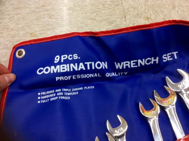 【その他】9Pcs. COMBINATION WRENCH SET