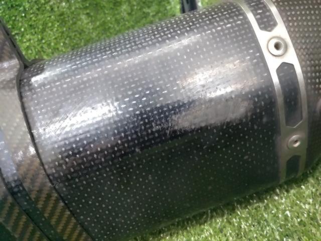 値下げしました!【AKRAPOVIC/アクラポビッチ】 レーシングライン カーボン/ステンフルエキゾーストマフラー YZF-R125(’18年式)外し
