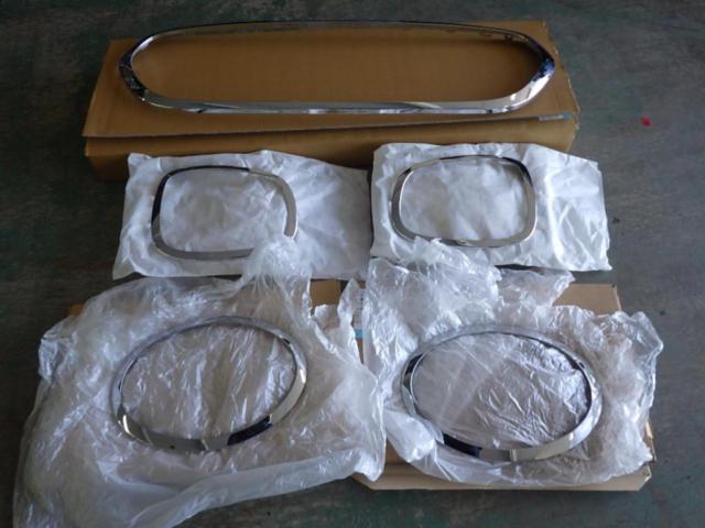 BMW MINI 純正 ヘッドライト/テール/フロント メッキガーニッシュセット