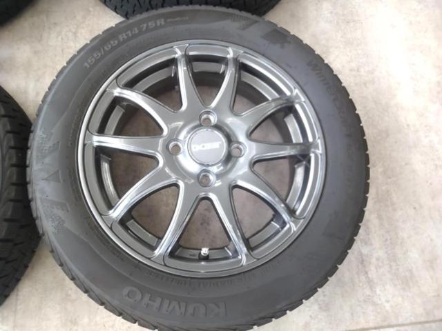 DCENTI STW10 +KUMHO WINTER CRAFT icewi61【軽自動車多数適合!準備はお早めに♪】