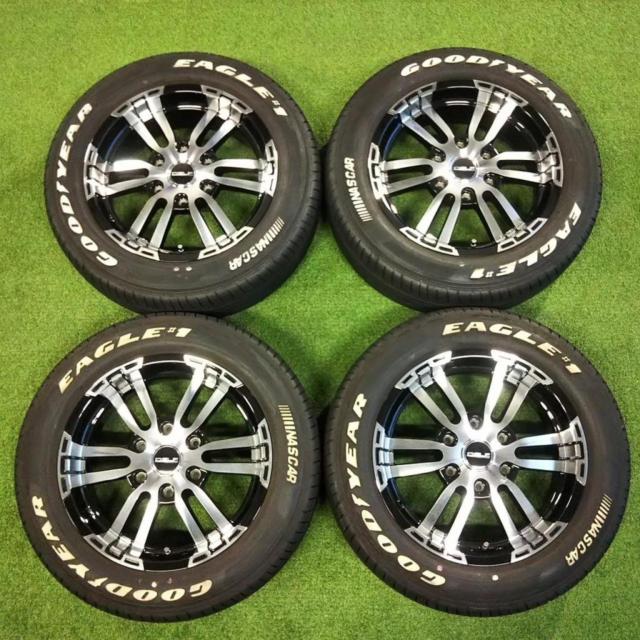 ☆試着無料!☆FLEX DELF 02 + GOODYEAR EAGLE#1 NASCAR 215/60R17C 109 