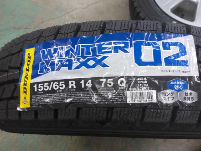 ダイハツ純正(DAIHATSU)  タント純正ホイール  + DUNLOP(ダンロップ) WINTERMAXX WM02