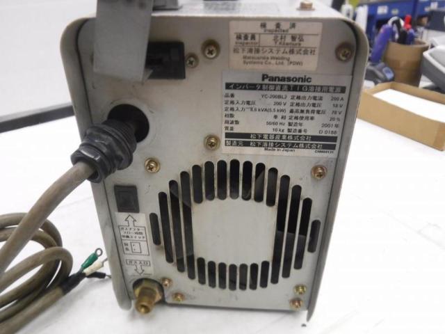 ▲値下げしました!【WG】Panasonic インバータ制御直流 TIG 溶接用電源 【YC-200BL2】