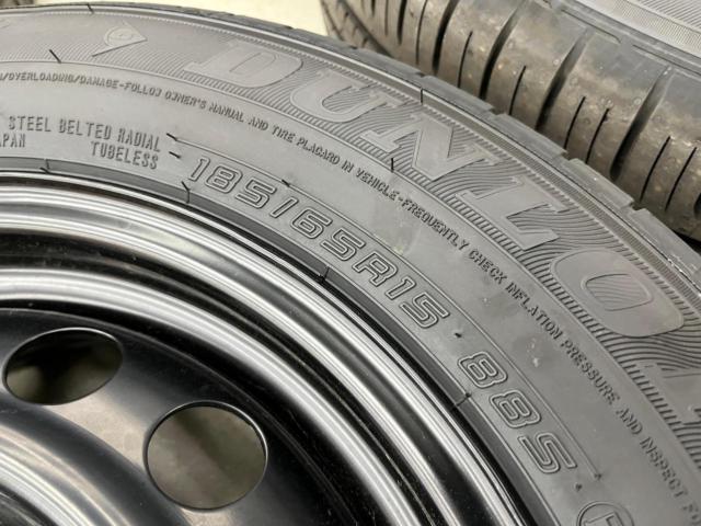 ★大特価 トヨタ純正 シエンタ純正スチールホイール+DUNLOP EC300+ 185/65R15