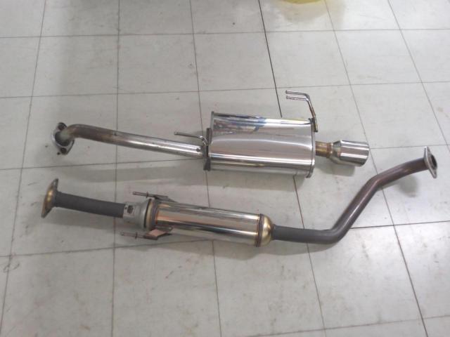 【日産純正】NISSAN K13/マーチAUTECH 純正マフラー 中間+リアピース