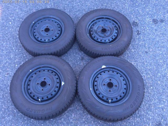 スチールホイール+YOKOHAMA ICEGUARD IG60 155/80-13 4本セット Y08392 