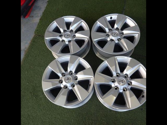 7.5Jx17+25 139.7-6H】【ホイールのみ4本】トヨタ純正(TOYOTA) 150系  