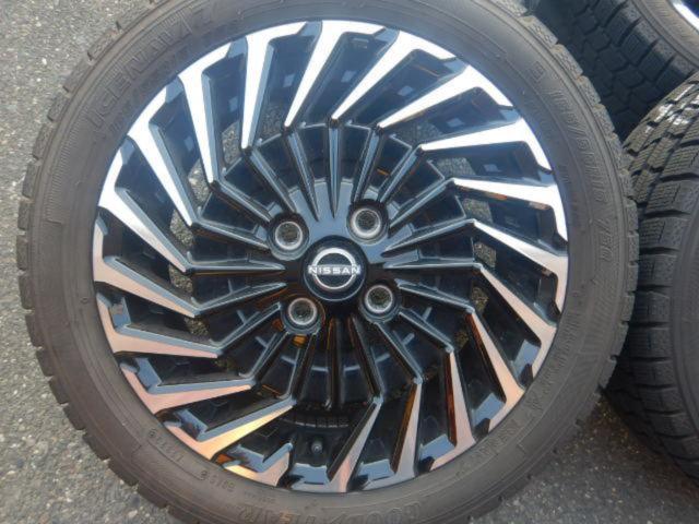 日産純正】デイズ・ルークスアーバンクロム純正+【GOODYEAR】ICENAVI7 