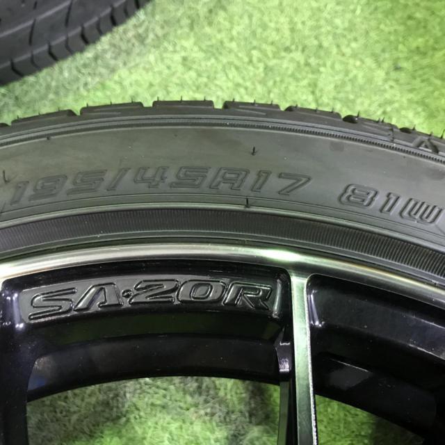 weds WedsSport SPORT SA-20R+DUNLOP LEMANS V+ 195/45R17 2025年製 4本セット