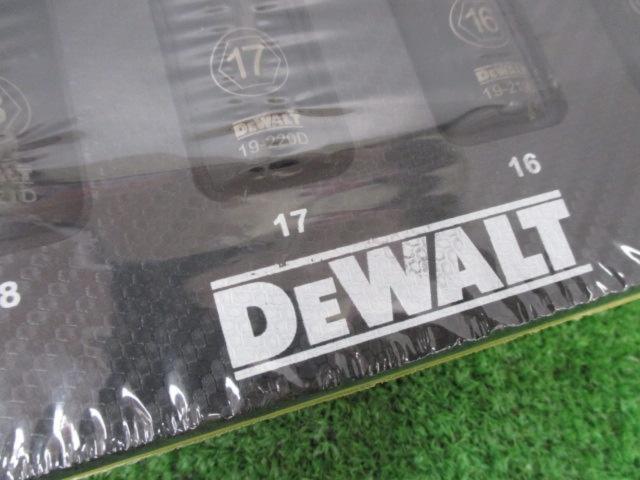 DEWALT 3/8 ディープソケットセット