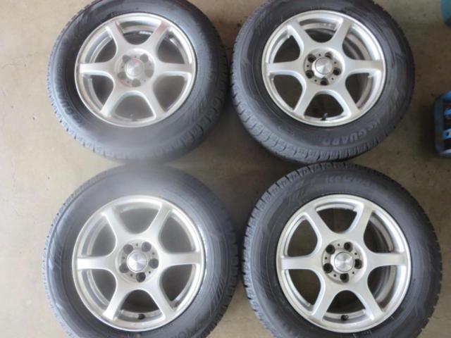 YOKOHAMA iceGUARD iG60 + メーカー不明 スポークホイール | やや傷や 