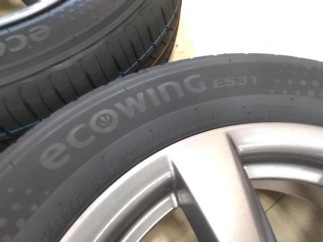 日産純正(NISSAN)  ノート E12 ブラックアロー 純正アルミホイール  + KUMHO/マーシャル(クムホ/MARSHAL) ECOWING ES31