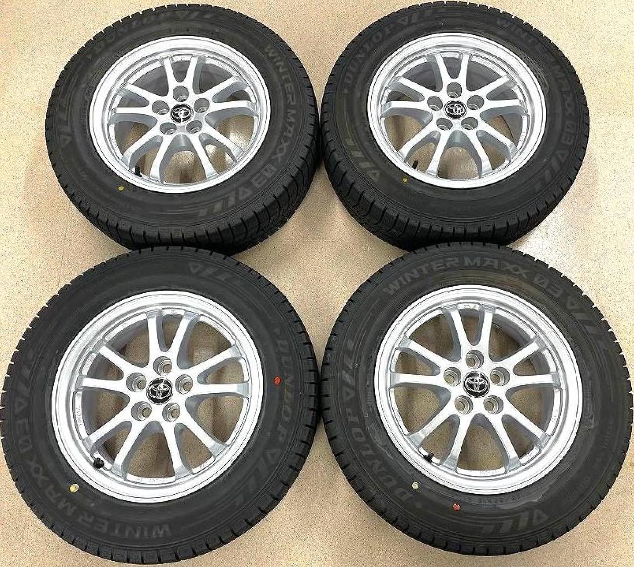 215/50R17 エクシーガ レガシィB4 <br>2024〜2025年製 ダンロップ ウィンターマックス WM03 <br>トレジャーワン クリフクライムルイス TC02 <br>17インチ 7.0J 5H100 <br>新品 スタッドレス1台分4本セット <br>