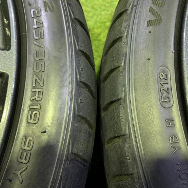 スバル純正 WRX STI VAB型TypeS純正 アルミホイール + HANKOOK Ventus 