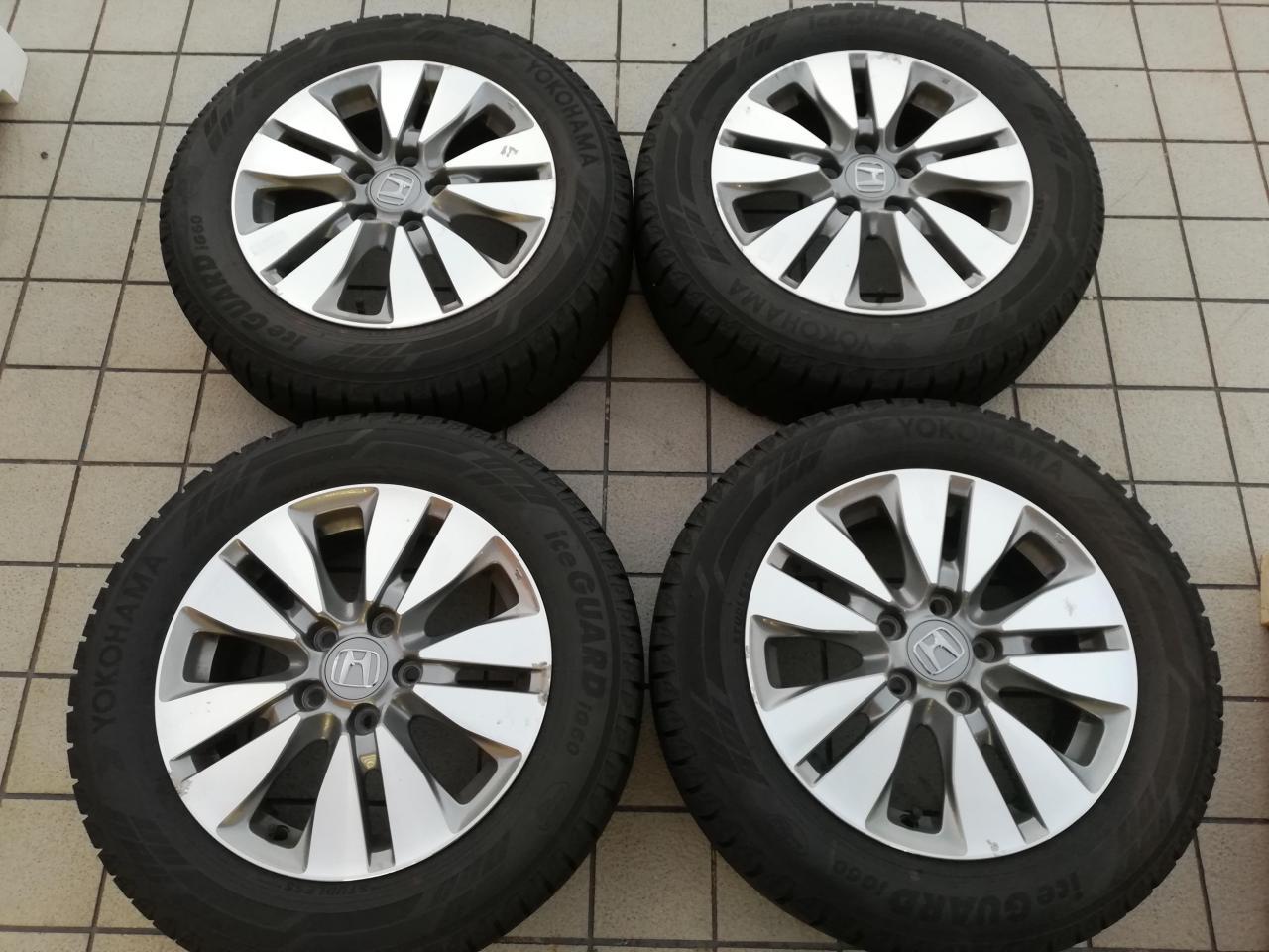 ホンダ純正ステップワゴン純正アルミホイール+YOKOHAMA iceGUARD IG60 