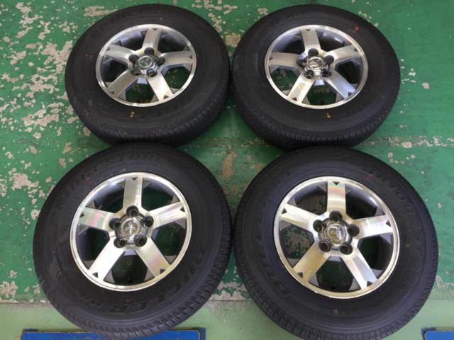 三菱 パジェロミニ 純正ホイール + BRIDGESTONE DUELER H/L | やや傷や 