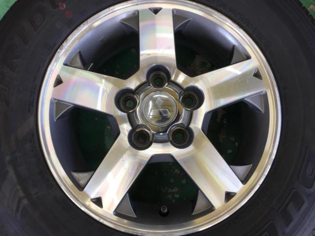 三菱 パジェロミニ 純正ホイール + BRIDGESTONE DUELER H/L | やや傷や 