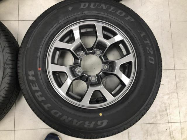SUZUKI JB74W ジムニーシエラ 純正ホイール + DUNLOP GRANDTREK AT20 