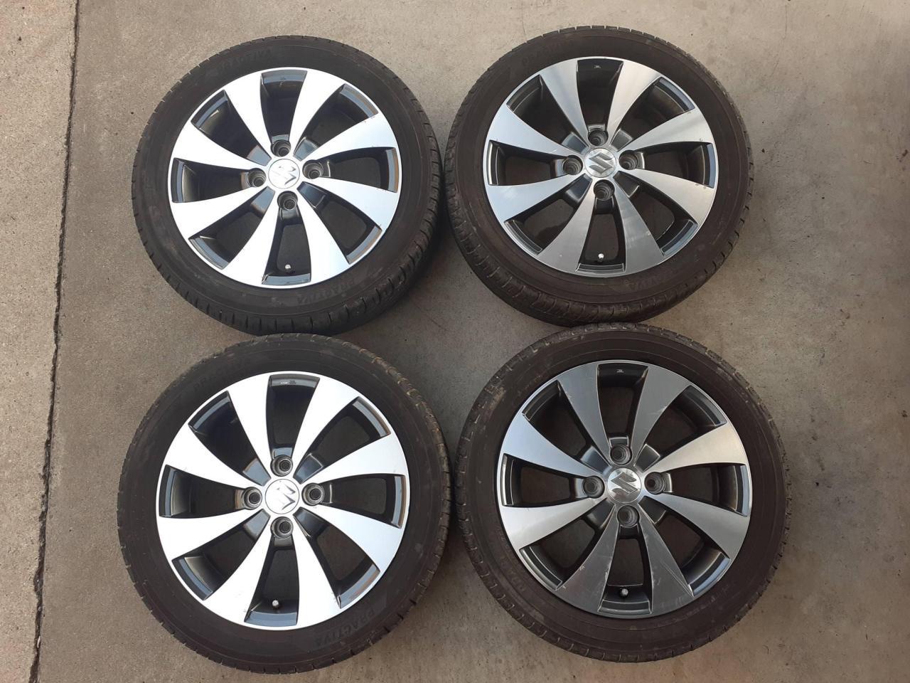 MH23S ワゴンR SUZUKI純正タイヤホイールセット br>【30日〜1日お得な  