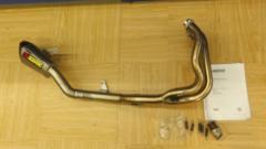 Z900(17-19) AKRAPOVIC(アクラポビッチ) ステンレス ヘッダーパイプ+スリップオンライン チタンサイレンサー(合わせるとフルエキになります。)