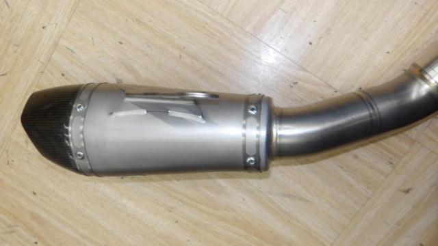 Z900(17-19) AKRAPOVIC(アクラポビッチ) ステンレス ヘッダーパイプ+スリップオンライン チタンサイレンサー(合わせるとフルエキになります。)