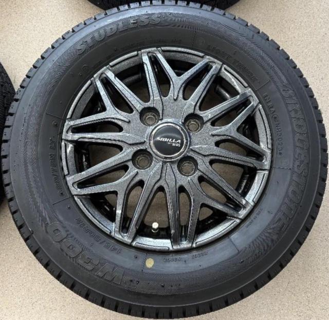 【TOPY(トピー)】SIBILLA NEXT(シビラネクスト) W45+【BRIDGESTONE】BLIZZAK W300 145 ...