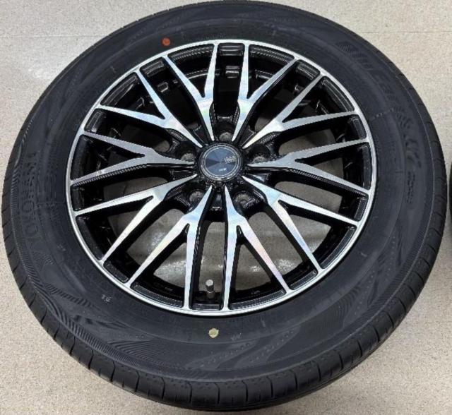 【中古ホイール未使用タイヤ】 VENES FS-01 + YOKOHAMA(ヨコハマ) BluEarth RV-02 205/60R16 ...