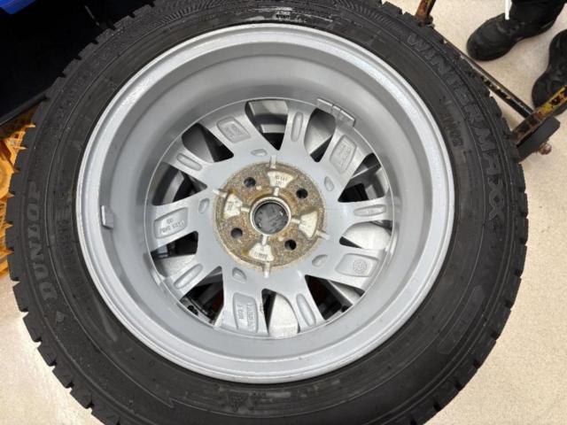日産(NISSAN) デイズ純正 + DUNLOP WINTERMAXX02 WM02 155/65R14 75Q 2024年製 4本 ...