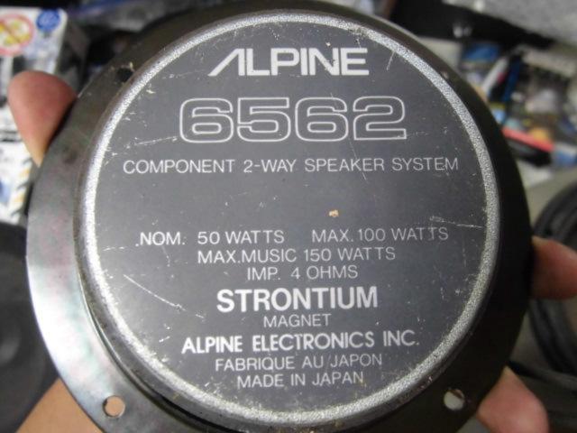 【ALPINE】6562 2WAYセパレートスピーカー | 中古品 | アップガレージ 長野店 | カー用品 スピーカー サブウーハー ...