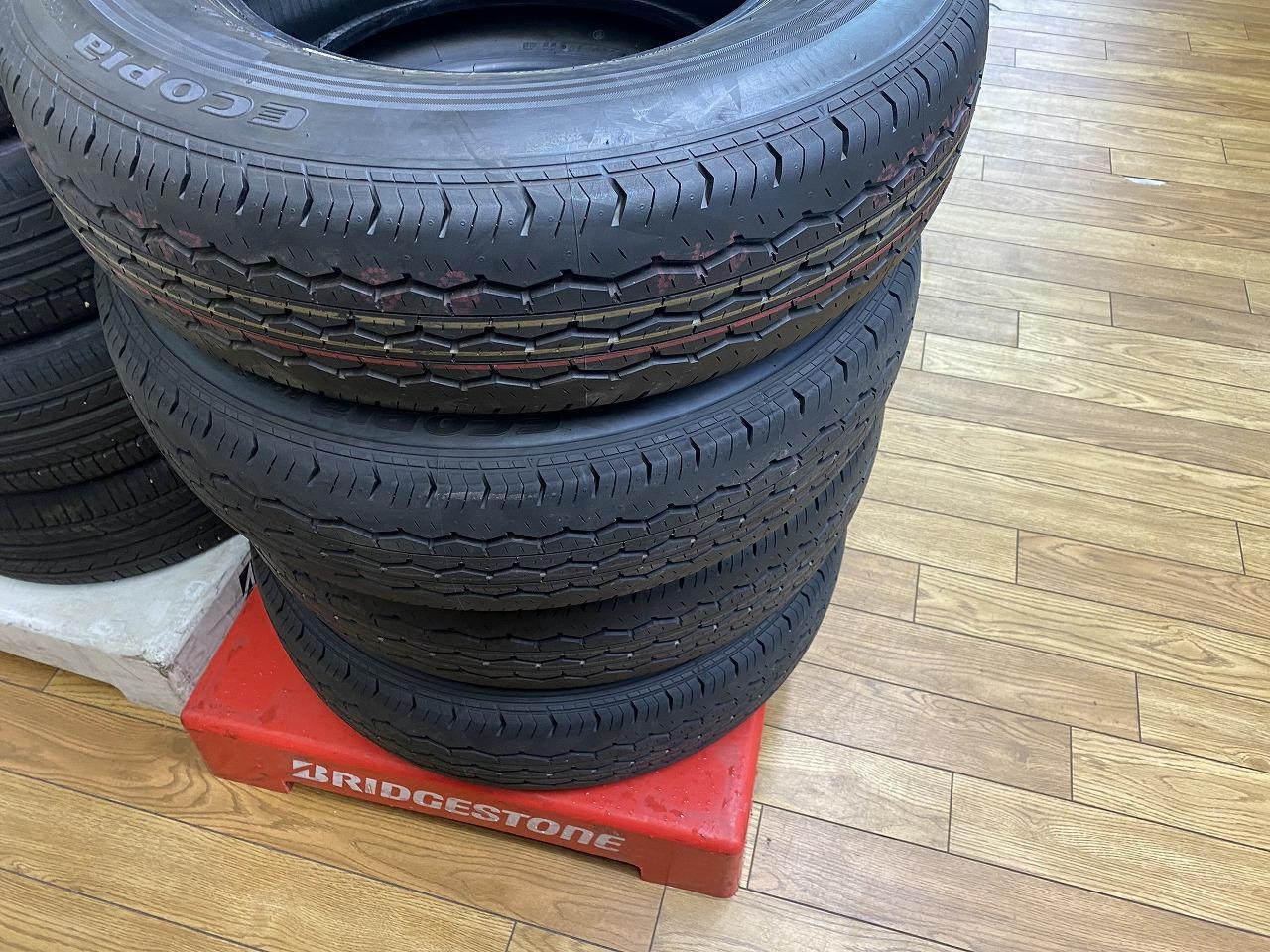 【BRIDGESTONE】ECOPIA RD613 | 目立った傷や汚れ無し | アップガレージ 富山店 | カー用品 タイヤ 15インチ ...