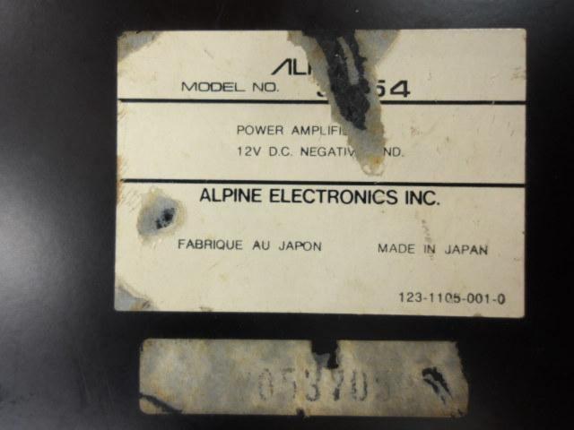 【ALPINE】3554 | 中古品 | アップガレージ 尼崎インター店 | カー用品 アンプを通販で購入する | 中古カー＆バイク用品の販売 ...