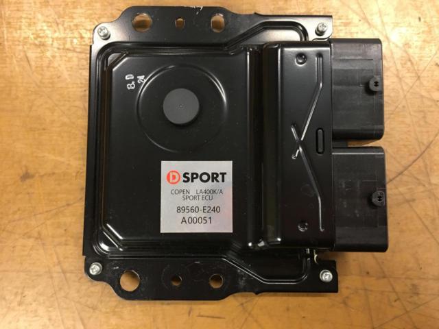D-SPORT スポーツECU コペン LA400K品番：89560-E241 D-SPORT スポーツECU 【コペン LA400K/LA400A MT車 エアタンク無】 品番：89560-E242