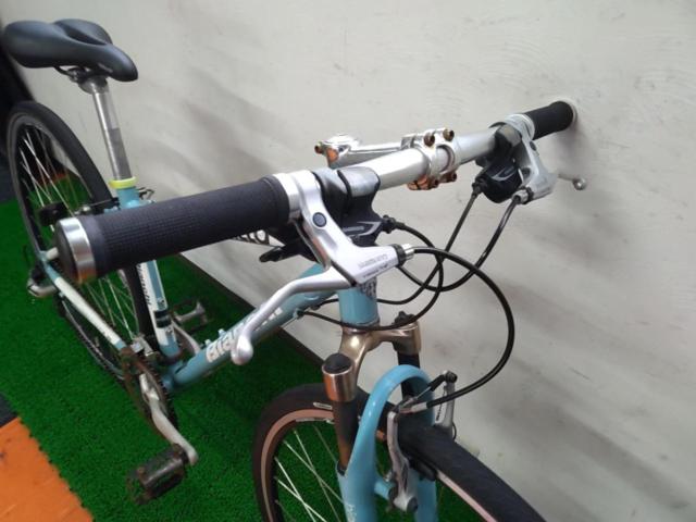 2大特価 わけあり現状販売 BIANCHI CIELO 2010年頃 700×32C 3×8S アルミクロスバイク チェレステ 参考サイズ160-170