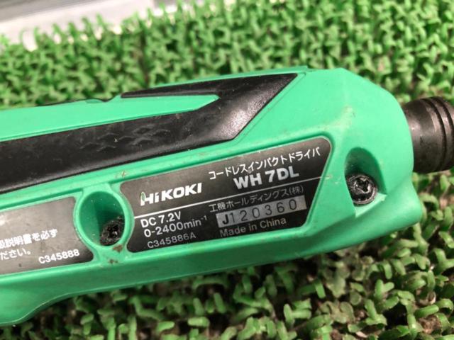HIKOKI ハイコーキ 充電式ペンインパクトドライバー  WH7DL