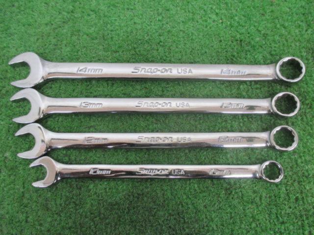 ★値下げしました!!★ Snap-on SPPT615B フランクドライブ コンビネーションレンチ4本+収納袋