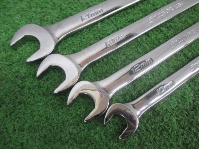 ★値下げしました!!★ Snap-on SPPT615B フランクドライブ コンビネーションレンチ4本+収納袋