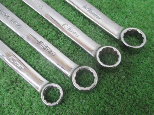 ★値下げしました!!★ Snap-on SPPT615B フランクドライブ コンビネーションレンチ4本+収納袋