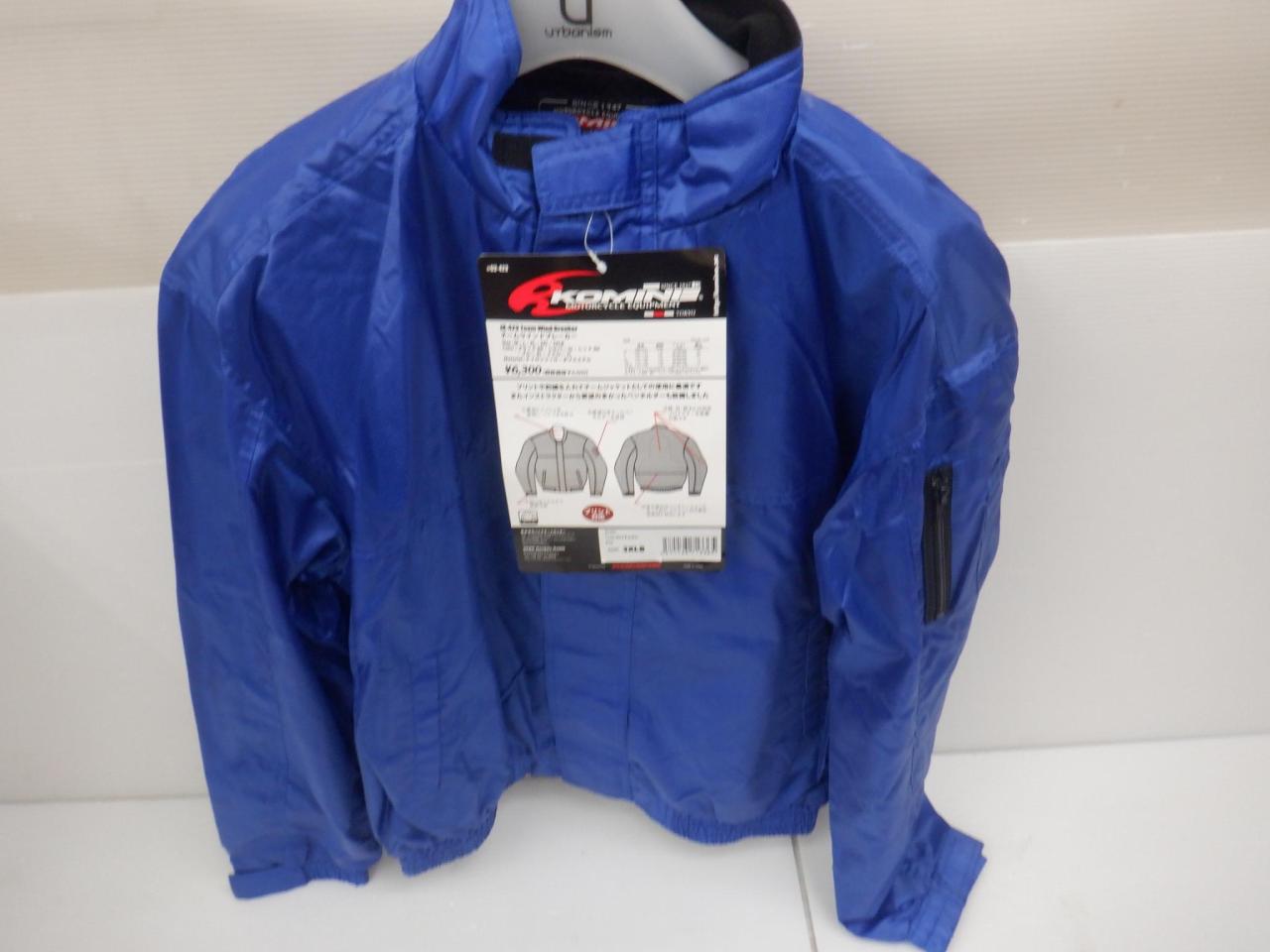KOMINE チームウインドブレーカー 3XLBサイズ | 新古品 | アップガレージ 福岡博多店 | バイク用品 ウエア ジャケット(二輪 ...
