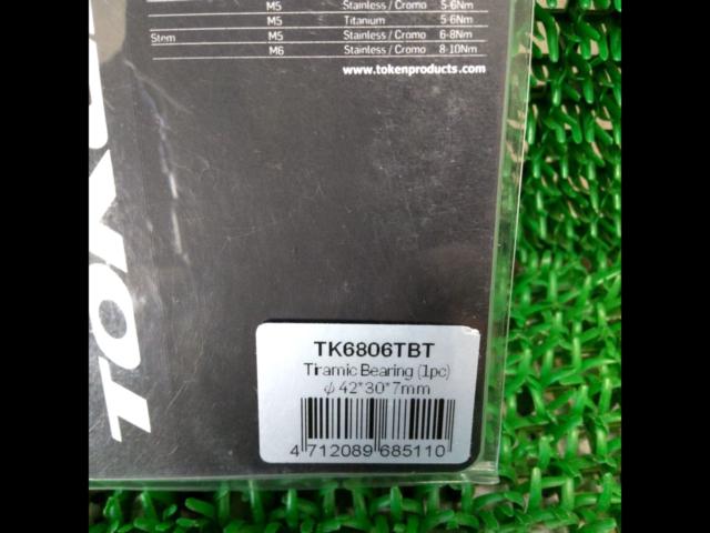 TOKEN ティラミックベアリング TK6806TBT