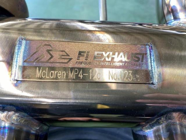 FI
EXHAUST
JAPAN
MCLAREN
Muffler for MP4-12c
