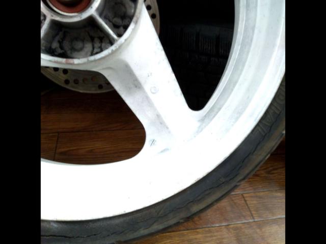HONDA CBR400RR NC23 純正 リアホイール ホワイト