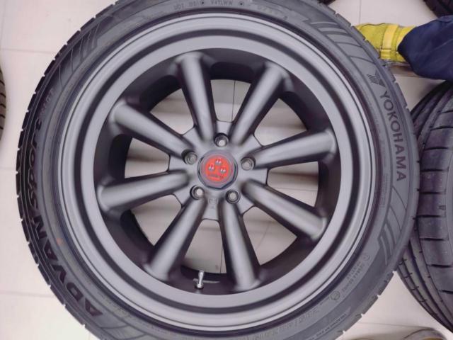 Designed specifically for the RZ34
watanabe
EIGHT
SPOKE
+
YOKOHAMA
ADVAN
Sports
V 107