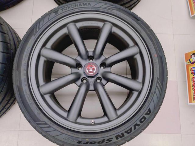 Designed specifically for the RZ34
watanabe
EIGHT
SPOKE
+
YOKOHAMA
ADVAN
Sports
V 107