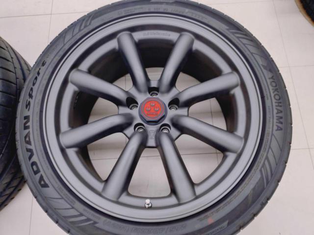Designed specifically for the RZ34
watanabe
EIGHT
SPOKE
+
YOKOHAMA
ADVAN
Sports
V 107
