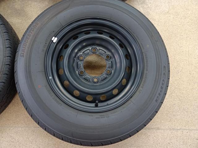 TOYOTA 200系ハイエース純正スチール+BRIDGESTONE ECOPIA RD613 107 
