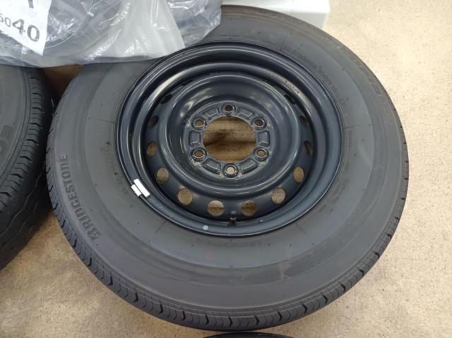 TOYOTA 200系ハイエース純正スチール+BRIDGESTONE ECOPIA RD613 107 