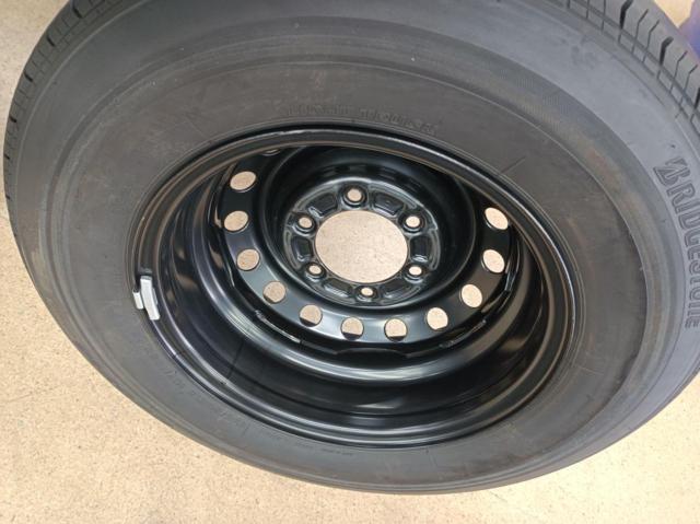 TOYOTA 200系ハイエース純正スチール+BRIDGESTONE ECOPIA RD613 107 