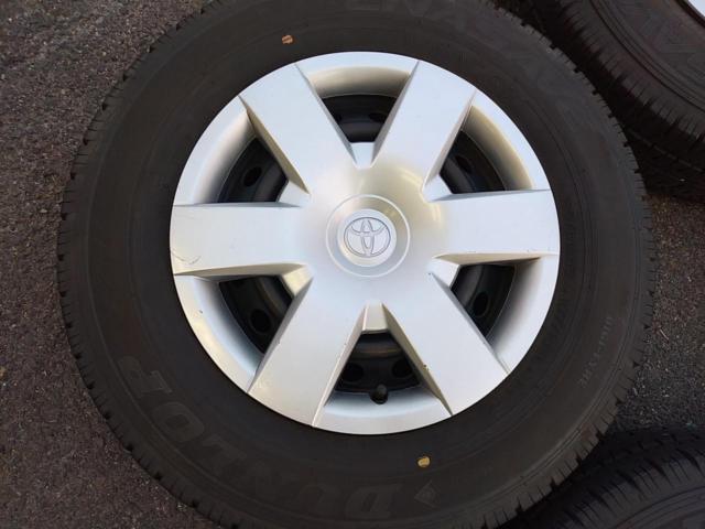 トヨタ純正】 200系ハイエース スチールホイール+【DUNLOP】ENASAVE 