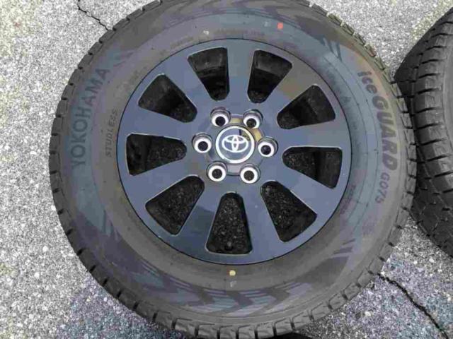 【トヨタ純正】ランドクルーザー250 純正ホイール+【YOKOHAMA】iceGUARD G075 265/65R18 2024年製 4本 ...